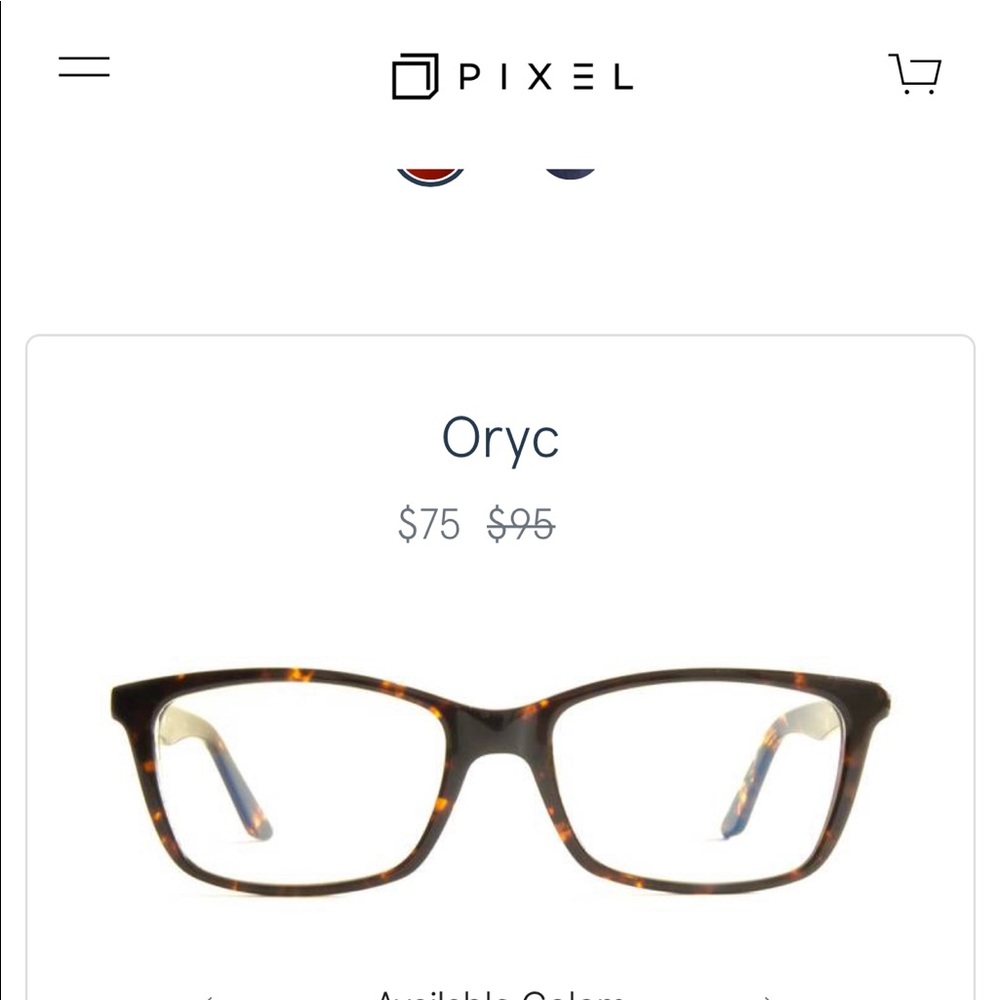 Pixel blue light glasses BRAND NEW